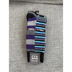 Ike Behar New York Socks 3 Pack Mens 10-13 Multicolor Bamboo Rayon New